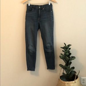 EVERLANE Stretch High Rise Skinny Ankle Jeans